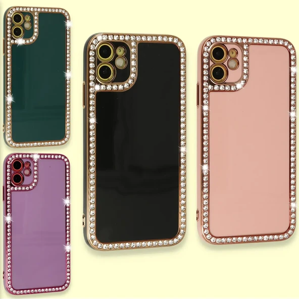 Norino iphone 13 Pro Max – Taşlı Silikon Kılıf ürün görseli 1