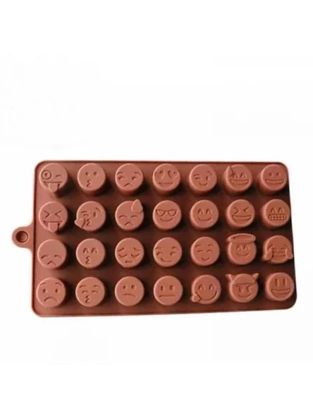 Epinox EPX SCK43 Emoji Şekilli Silikon Çikolata Kalıbı 18x11 cm ürün görseli 1