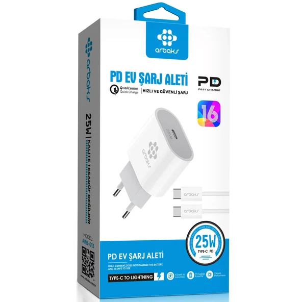 Norino IP 16 Serisi PD 25W Şarj Aleti Arbaks ARB-013T ürün görseli 1