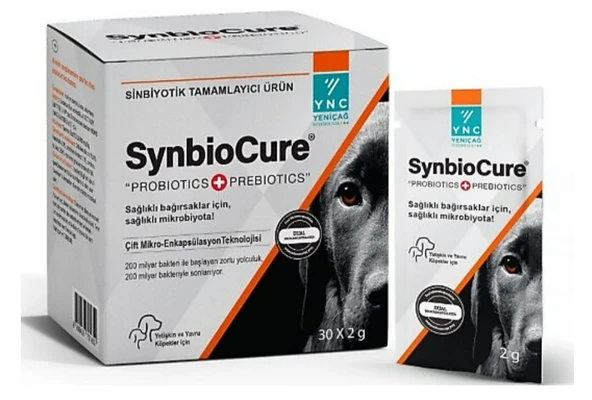 Ync Synbiocure Canine Köpek Probiyotik ve Prebiyotik Toz 30x2 GR ürün görseli 1