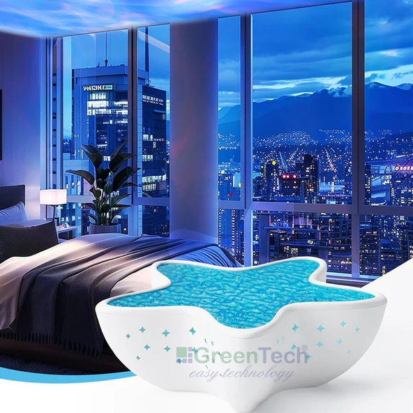 Greentech 7 Renk Şarjlı Deniz Yıldızı Projektör / GT-LP01 ürün görseli 1
