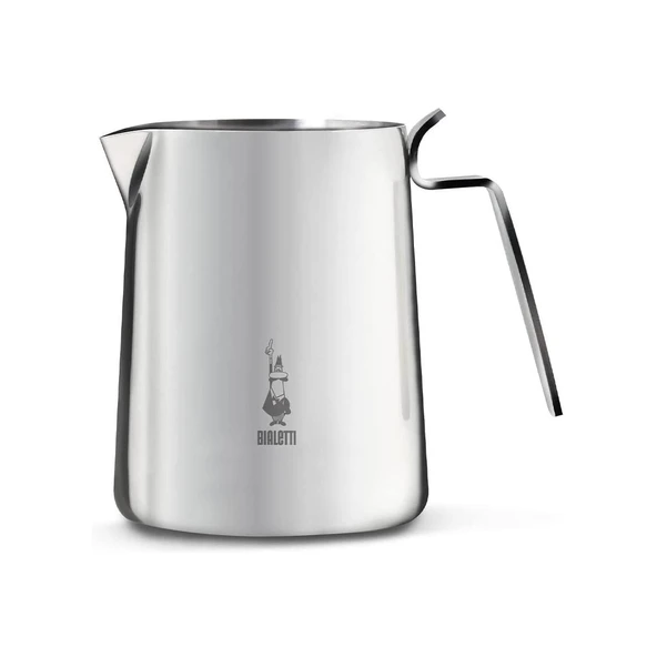 Bialetti - Sütlük - 300mL - Paslanmaz Çelik Gövde - Sürahi Ağzı Damlatmaz Özelliği - Sütün Isıtılması veya Köpürtülmesi İçin Uygun - Bulaşık Makinesinde Yıkanabilir ürün görseli 1