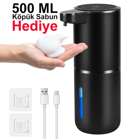 Greentech Sensörlü USB Şarjlı Köpük Sabunluk / GT-SD03S ürün görseli 1