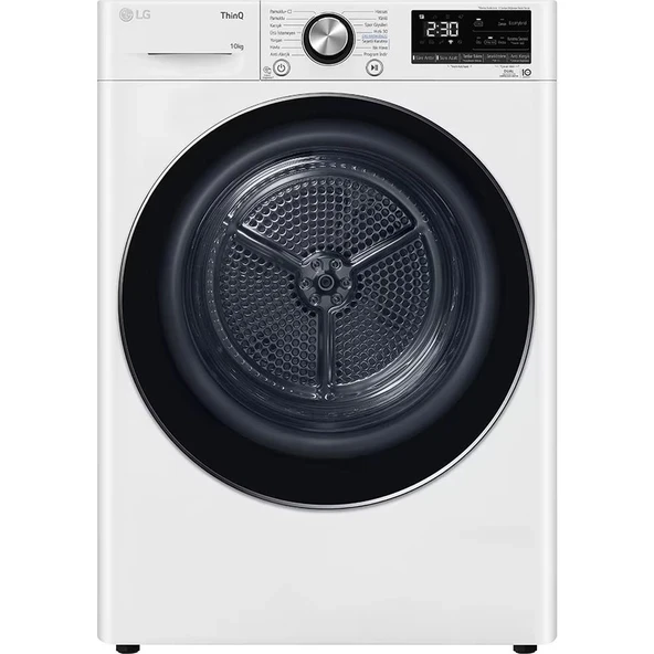 LG RH10V9AV2W Lg Dual Inverter Isı Pompalı Kurutucu 10KG, Thinq (Wi-Fi) Özellikli ürün görseli 1