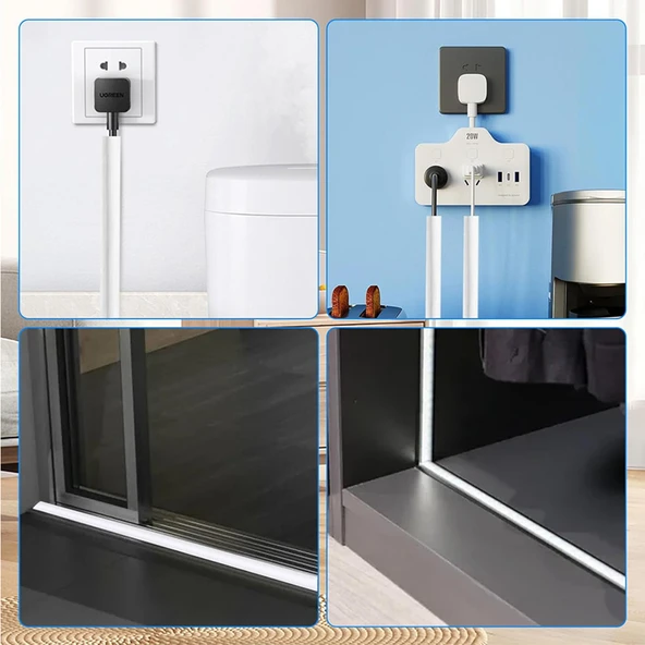 Greentech Esnek Kablo Kanalı Krem / GT-KK14 - Resim 5