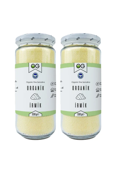 OG natural 2'li Organik İrmik 330 Gr ürün görseli 1