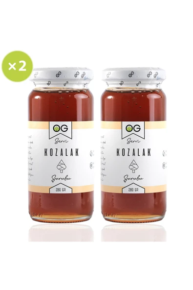 OG natural 2'li Kozalak Şurubu 280 Gr Rafine Şekersiz ürün görseli 1