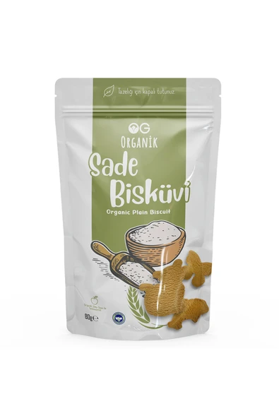 OG natural Organik Sade Bisküvi 80 gr ürün görseli 1