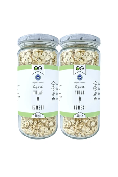 OG natural 2'li Organik Yulaf Ezmesi 210 Gr +6 Ay ürün görseli 1