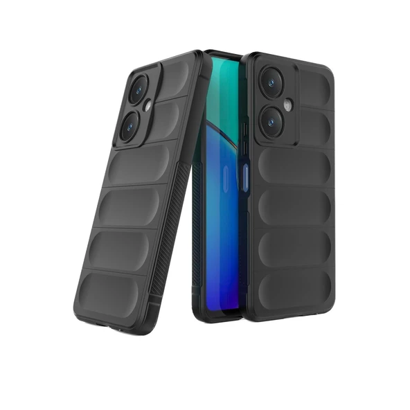 Newface Vivo Y27 Kılıf Optimum Silikon - Siyah ürün görseli 1