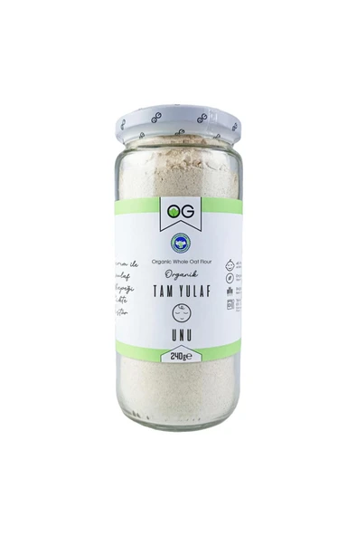 OG natural Organik Tam Yulaf Unu 240 Gr ürün görseli 1