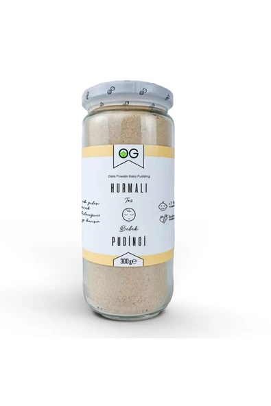 OG natural Hurmalı Bebek Pudingi 300 gr 7 Ay ürün görseli 1