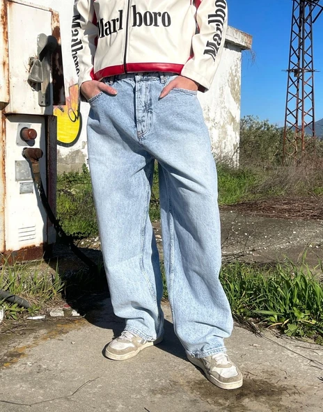 Premium Skate Fit Baggy Kot Pantolon ürün görseli 1