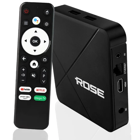 Rose Tv Box 4-32gb 6K Medya Player  Ses Komutlu ürün görseli 1