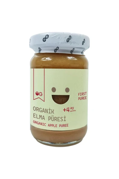 OG natural Organik Elma Püresi 100 Gr +4 Ay ürün görseli 1