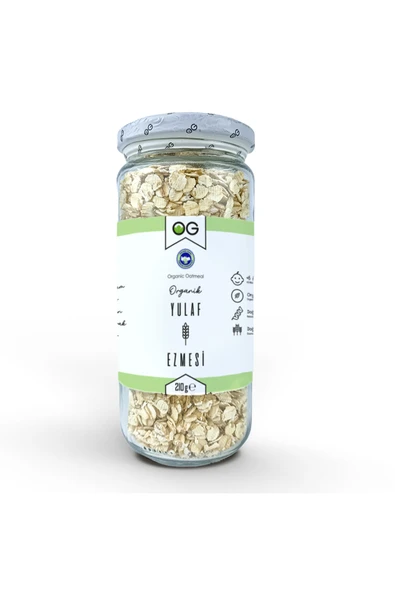 OG natural Organik Yulaf Ezmesi 210 Gr +6 Ay ürün görseli 1