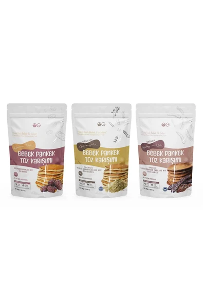 OG natural Bebek Pankek Toz Karışımı Seti +8 Ay ürün görseli 1