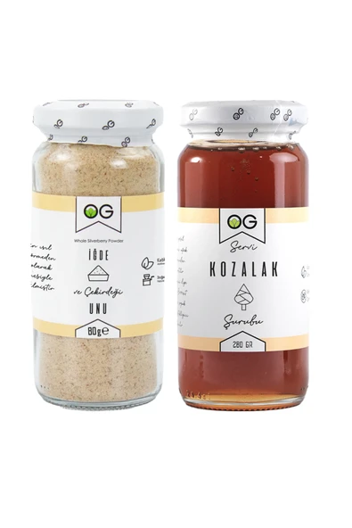 OG natural Kozalak Şurubu Ve Iğde Çekirdeği Unu ürün görseli 1
