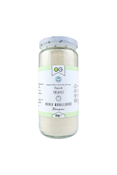 OG natural Organik Yulaflı Bebek Muhallebisi Karışımı 300 gr 6 Ay ürün görseli 1
