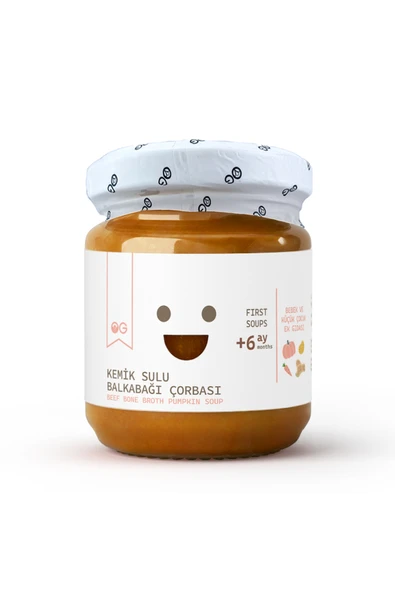 OG natural Kemik Sulu Balkabağı Çorbası 200g 6 Ay ürün görseli 1