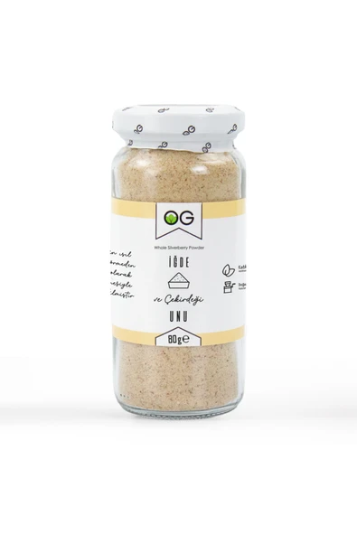 OG natural İğde ve Çekirdeği Unu 80 Gr ürün görseli 1