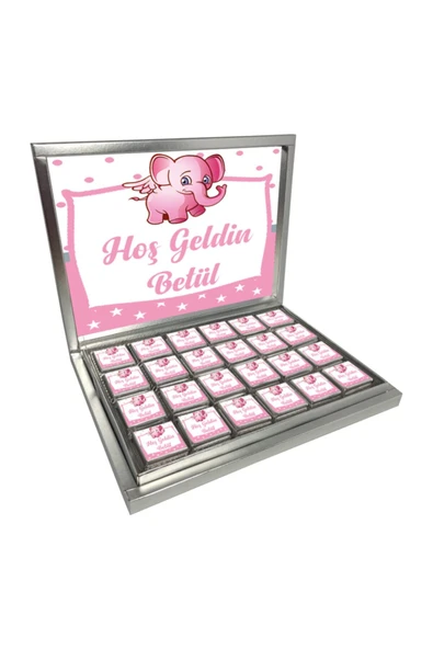Kız Bebek Çikolatası (72 ADET MADLEN ÇİKOLATA) ürün görseli 1