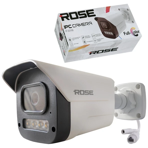 Rose IP-20195 Gece Renkli 4mp Ip Bullet Kamera Colorvu 3.6mm ürün görseli 1