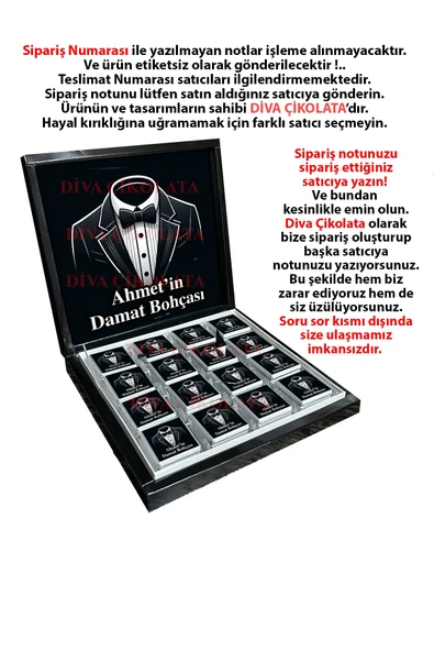 Damat Bohçası Çikolatası 32 Adet Madlen Çikolata ürün görseli 1