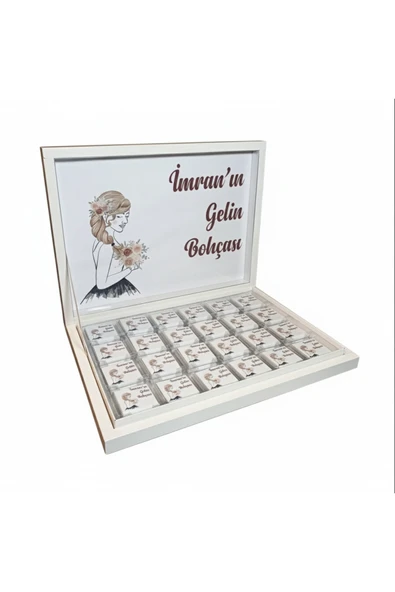 Gelin Bohçası Çikolatası - 48 Adet Madlen Çikolata ürün görseli 1