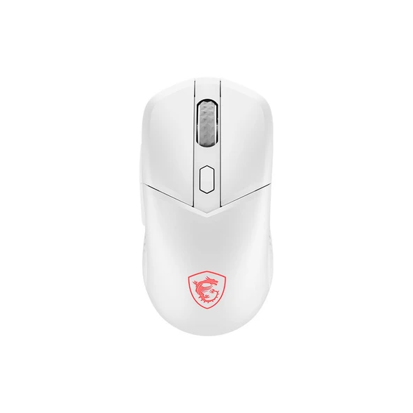 MSI Versa 300 Elite Wireless Beyaz RGB Şarjlı Optik Kablolu/Kablosuz Oyuncu Mouse ürün görseli 1