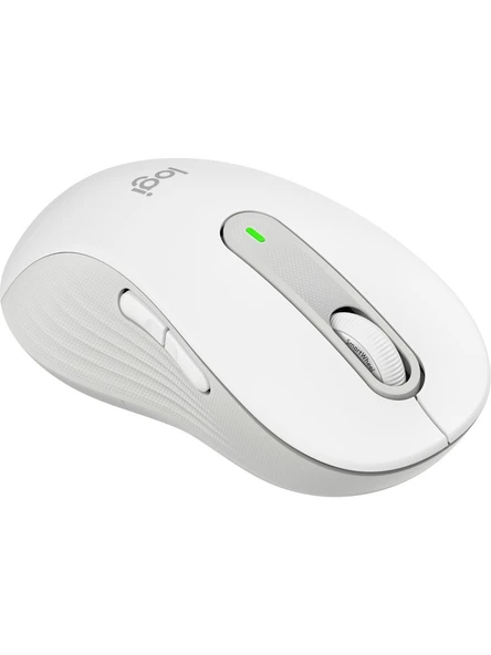 Logitech M650 Signature 910-006238 Beyaz Sessiz Büyük Boy Sağ El Optik Kablosuz Mouse ürün görseli 1
