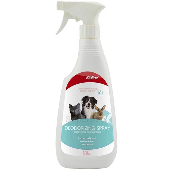 Bioline Kedi Köpek Kemirgen Koku Giderici Sprey 500ml ürün görseli 1