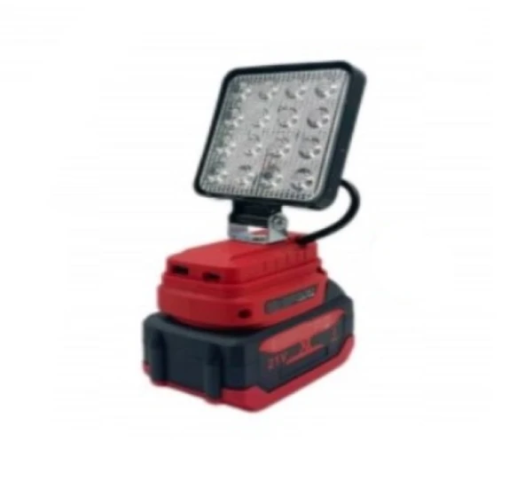 Algaride HKT112 Akülü LED Lamba USB Şarjlı Tek Bataryalı 10 Pilli Güçlü El Feneri ürün görseli 1