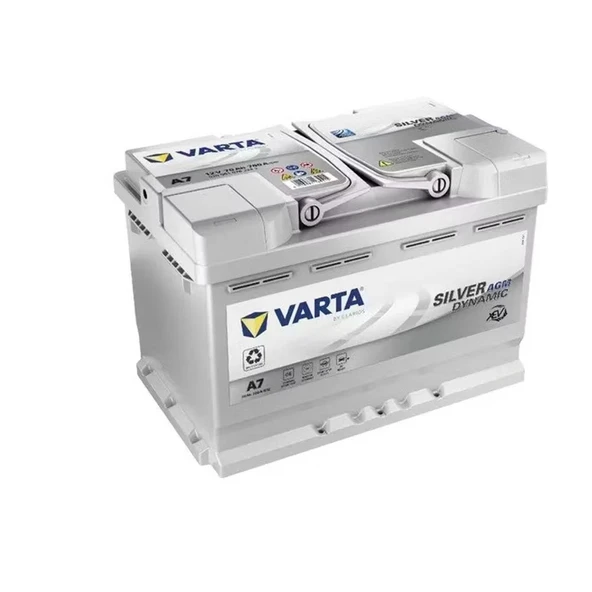 VARTA 12V 70 Ah Amper 760a CCA Silver Dynamic AGM A7/E39 Akü (2024 ÜRETİM) ürün görseli 1