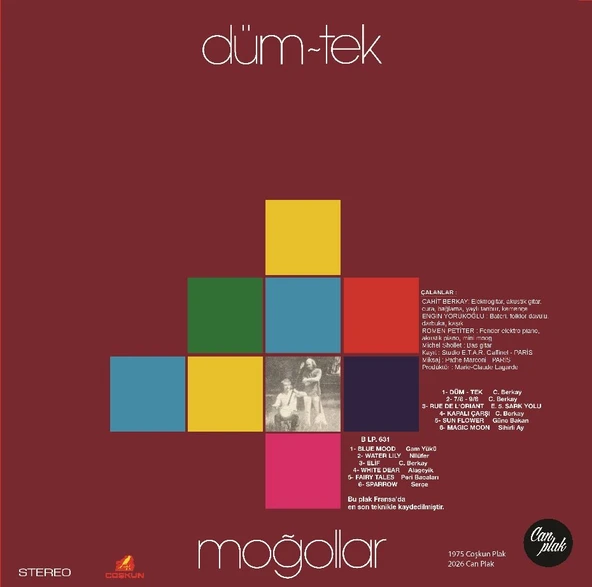 Moğollar Düm – Tek Renkli Plak Limitli Baskı - Resim 2