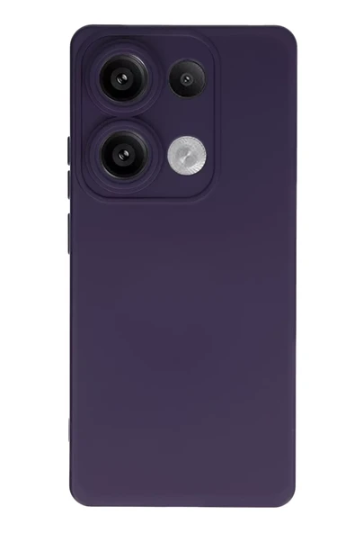 Newface Xiaomi Redmi Note 13 4G Kılıf Nano içi Kadife Silikon - Mor ürün görseli 1