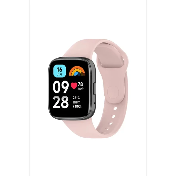 Newface Xiaomi Redmi Watch 3 Active Klasik Kordon - Pudra - Resim 2