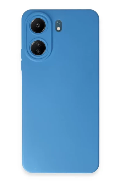 Newface Xiaomi Redmi 13C Kılıf Nano içi Kadife Silikon - Mavi ürün görseli 1