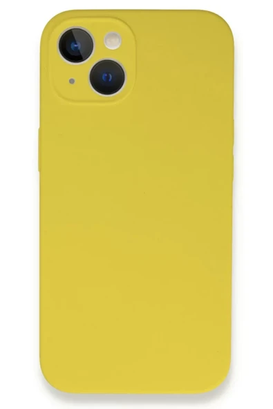 Newface Apple iPhone 13 Mini Kılıf Lansman Legant Silikon - Sarı ürün görseli 1