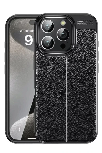Newface Apple iPhone 16 Pro Kılıf Auto Focus Kapak - Siyah ürün görseli 1