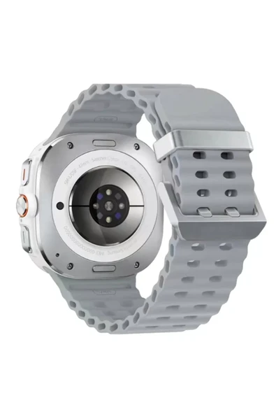 Newface Watch 7 Ultra KR417 Rug Silikon Kordon - Gri ürün görseli 1