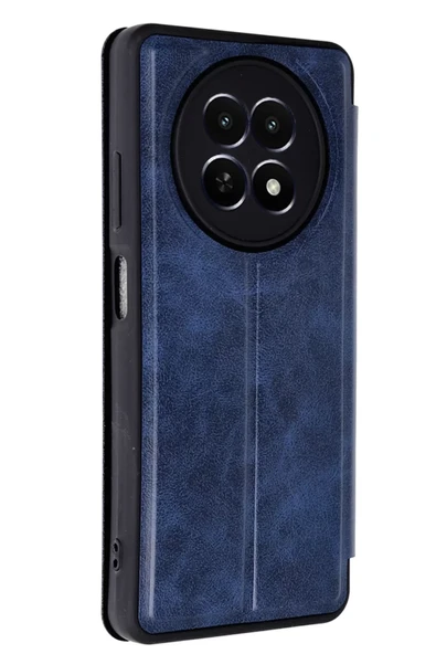 Newface Realme 12 5G Kılıf Flip Cover - Lacivert ürün görseli 1