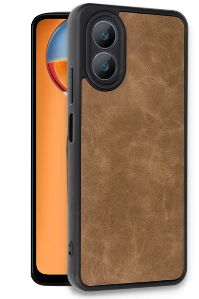 Newface Oppo A38 Kılıf Aras Deri Kapak - Taba - Resim 2
