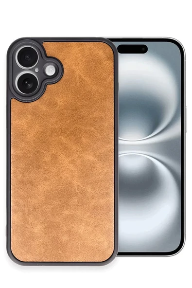 Newface Apple iPhone 16 Plus Kılıf Aras Deri Kapak - Taba ürün görseli 1