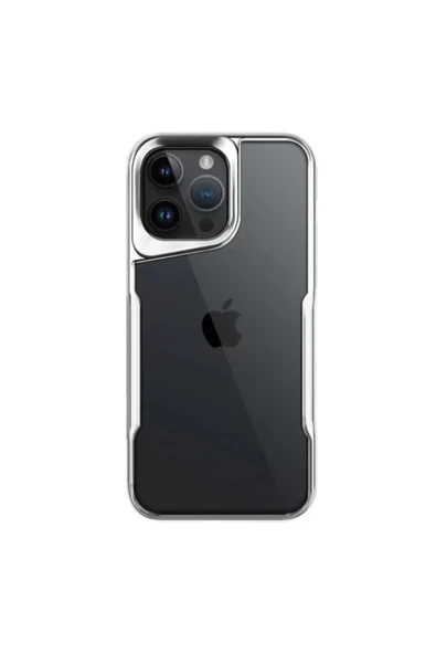 Newface Apple iPhone 16 Pro Max Kılıf Boyi Silikon Kapak - Gümüş ürün görseli 1