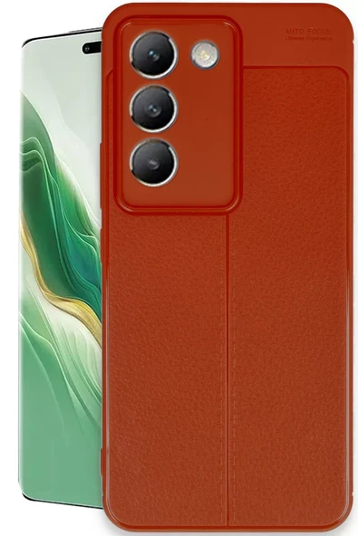 Newface Vivo V30 Lite 4G Kılıf Auto Focus Kapak - Kırmızı ürün görseli 1