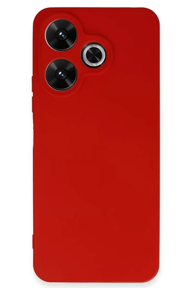 Newface Xiaomi Redmi 13 4G Kılıf First Silikon - Kırmızı ürün görseli 1