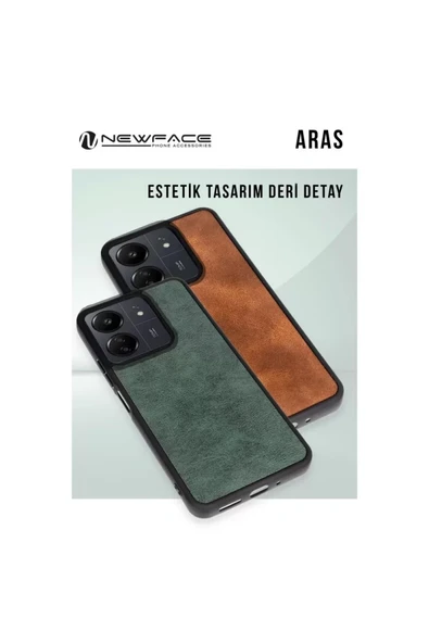 Newface Apple iPhone 16 Plus Kılıf Aras Deri Kapak - Taba - Resim 3