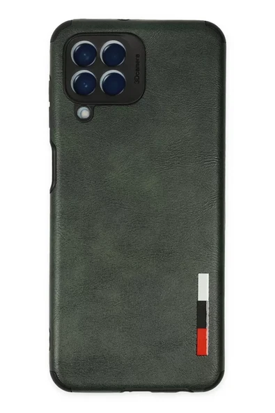Newface Samsung Galaxy M33 Kılıf Loop Deri Silikon - Yeşil ürün görseli 1