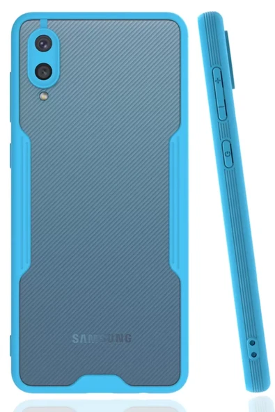 Newface Samsung Galaxy A02 Kılıf Platin Silikon - Mavi ürün görseli 1